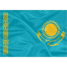 Cazaquistão - Tamanho: 0.45 x 0.64m